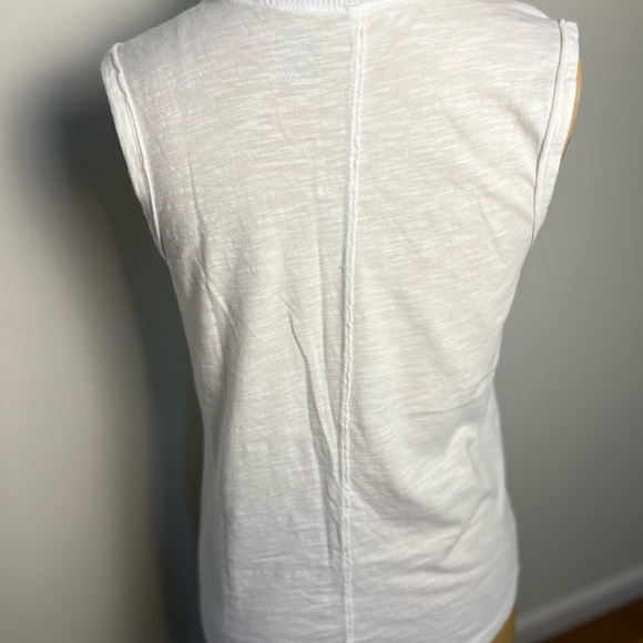 Anthropologie Pilcro women’s white cotton sleeveless top XS - Picture 3 of 5